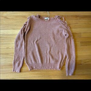 Peach sweater